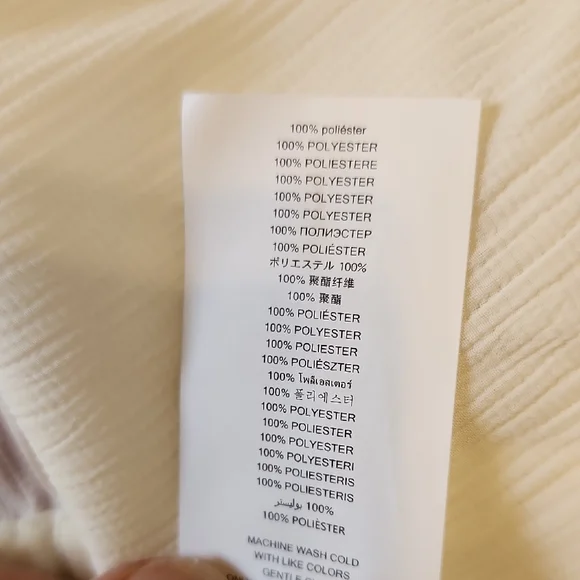 Michael Kors Cream Blouse with Peplum Hem - Picture 15 of 16